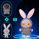 Ptuorye Fire Plush Rabbit Doll