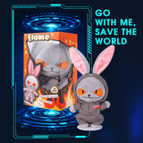 Ptuorye Fire Plush Rabbit Doll